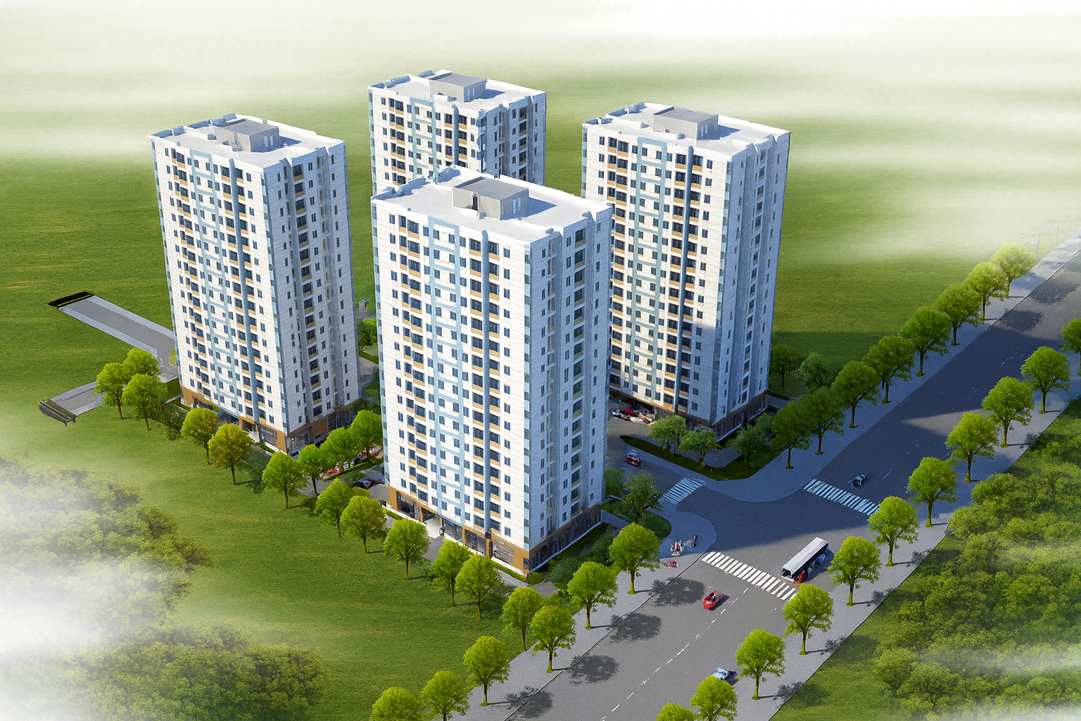 Khu căn hộ Blue Sapphire Phú Xuân