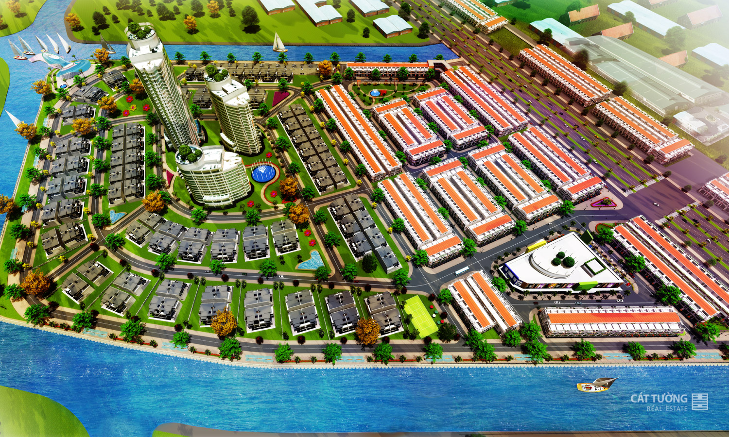 Khu dân cư thương mại Cát Tường Phú Thạnh