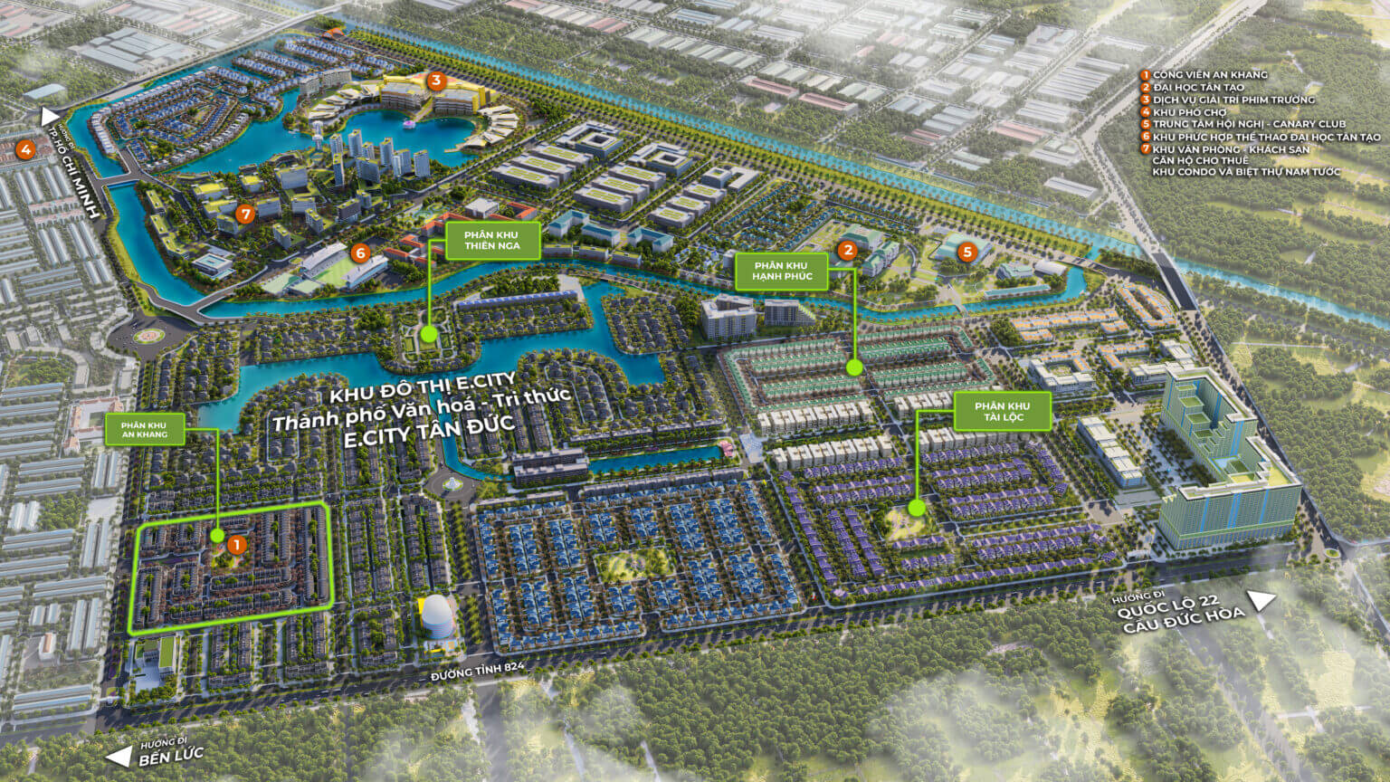 Khu đô thị E.City Tân Đức