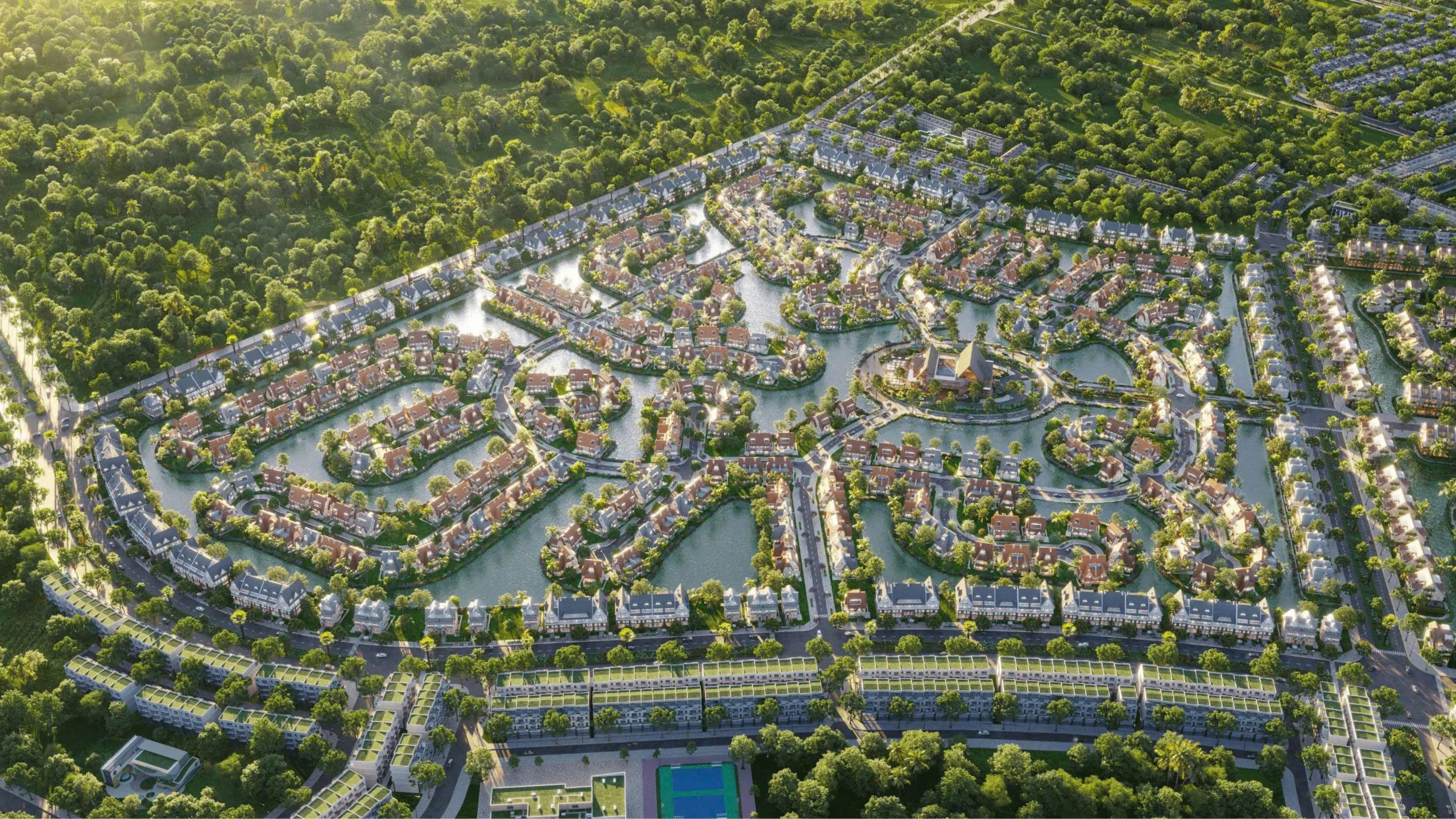 Phân khu Đảo châu Âu – dự án Eco Central Park