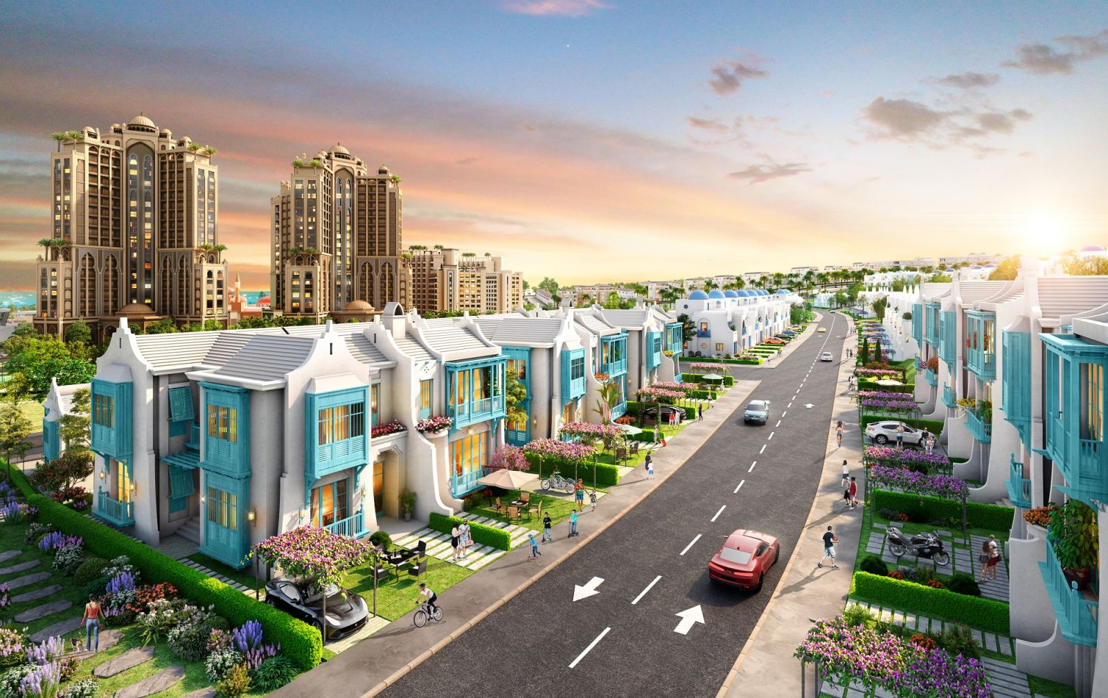 Phân khu Novaworld Center Phan Thiết