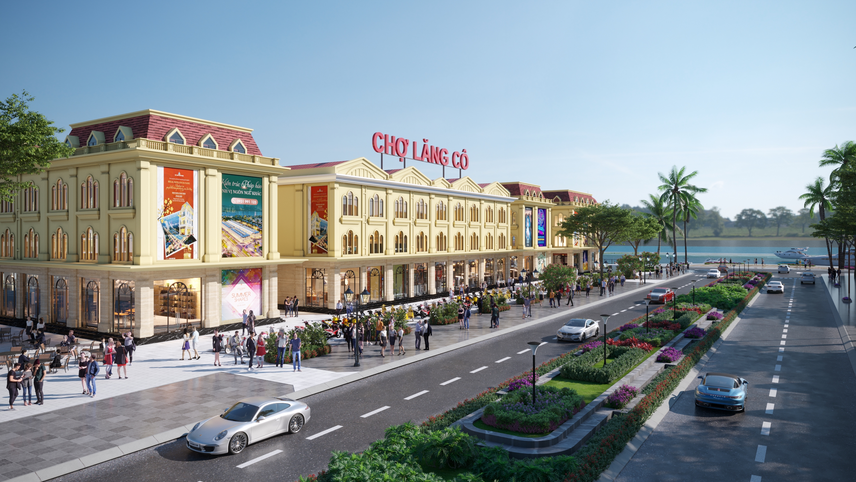 Phố chợ Lăng Cô